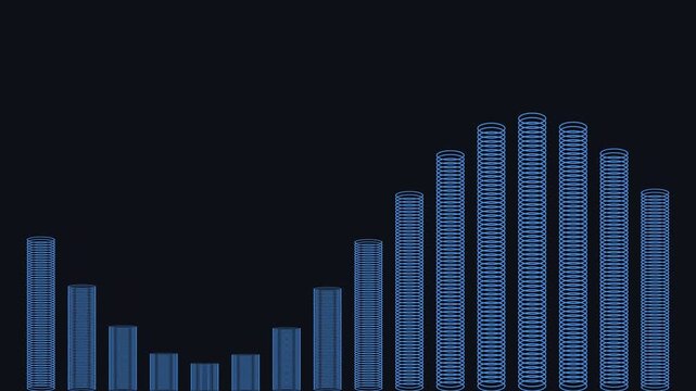 Coin Stacks Grow and Shrink in Multiple Columns