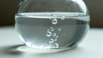 Abstract Representation of Geometric Contours of Glass Containers, Ideal for Digital Art Projects, Interior Decor Prints, Graphic Design Assets, and Calm Atmosphere Visuals