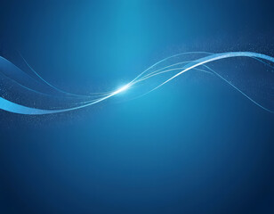 Abstract blue background poster with dynamic. technology network Vector illustration. Background with copy space.
