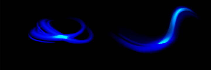 Light trail wave, fire path trace line, car lights, optic fiber and incandescence curve twirl. High speed road in night time abstraction. Sport car is made of polygons, lines and connected dots.