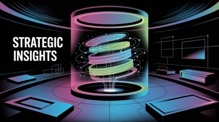 Modern Data Visualization with Dynamic Circular Layers and Graphics