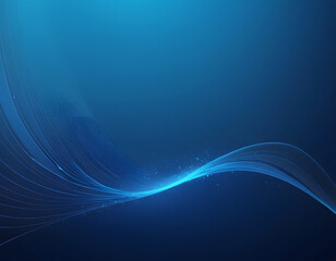 Abstract blue background poster with dynamic. technology network Vector illustration. Background with copy space. Abstract blue wave background.