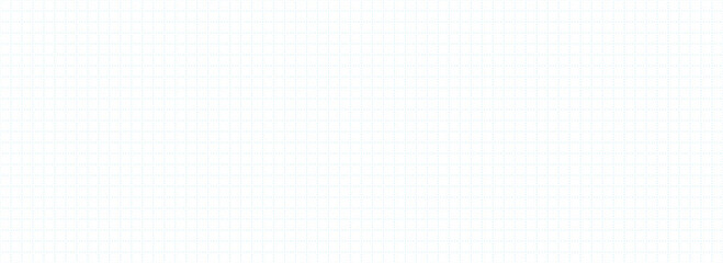 Planer page with blue dotted square grid. Seamless checkered paper pattern. Simple squared graph texture. Bullet journal notebook background. School math lined sheet wallpaper. Vector