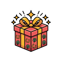 gift box with ribbon