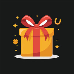 gift box with ribbon