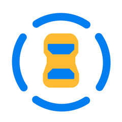 autonomous flat icon