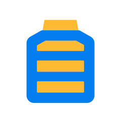 Obraz premium battery pack flat icon