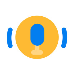 voice control flat icon