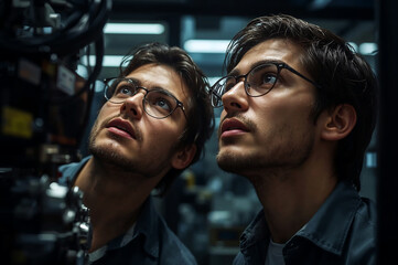 Technicians server room data center engineers maintenance networking