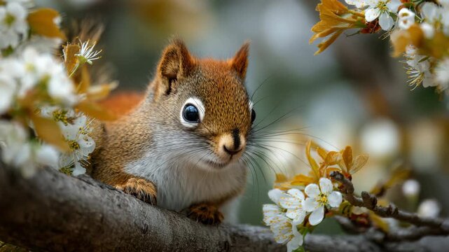 squirrel on a tree