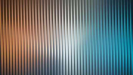 Obraz premium Abstract vertical line pattern with a gradient from orange to blue, creating a modern and visually appealing background for various design applications