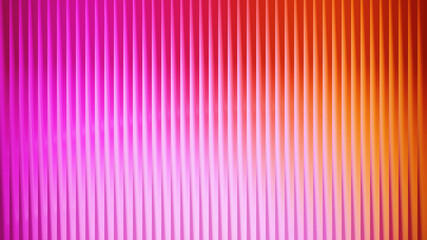 Obraz premium Abstract vertical line pattern background with a vibrant gradient from pink to orange, creating a modern and dynamic texture for creative projects