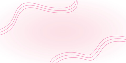 Simple Design Pink Line With Gradation Background