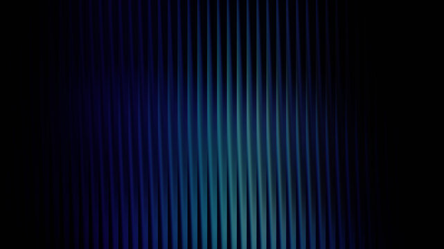 A mesmerizing display of vertical lines in shades of blue, creating a captivating and modern abstract background with a sense of depth and rhythm