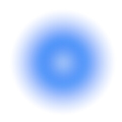 Bright Blue Energy Circle