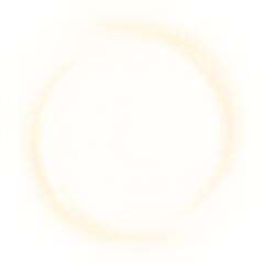 Golden Light Swirl Abstract element with Soft Radiant Glow