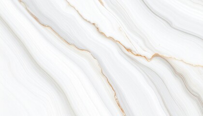 Elegant natural white marble texture with subtle golden brown and grey veins, perfect for luxury interior design, architectural surfaces, and sophisticated design backgrounds