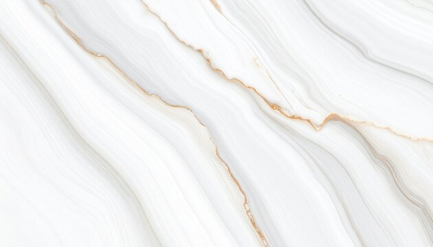 Elegant natural white marble texture with subtle golden brown and grey veins, perfect for luxury interior design, architectural surfaces, and sophisticated design backgrounds - Powered by Adobe