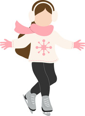 스케이트를 타는 소녀