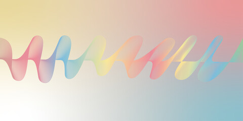 Colorful rainbow floral pattern vector illustration design for a happy birthday card