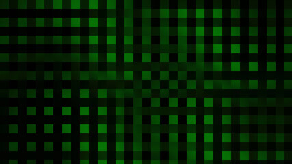 Abstract green and black checkered pattern with a modern and geometric design, creating a visually striking background for various applications