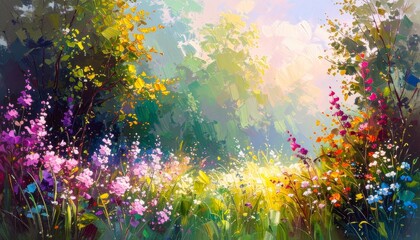 abstract rainbow background