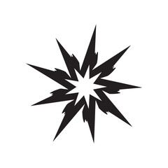 Sleek Linear Spark Symbol Designed for Modern Digital Branding