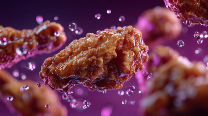 Buffalo Wings created with Generative AI Technology, ai, generative