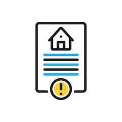 Multi color icon for risk