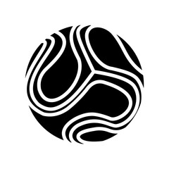 world cup 2026 football ball glyph icon