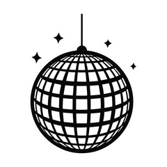 globe with disco ball