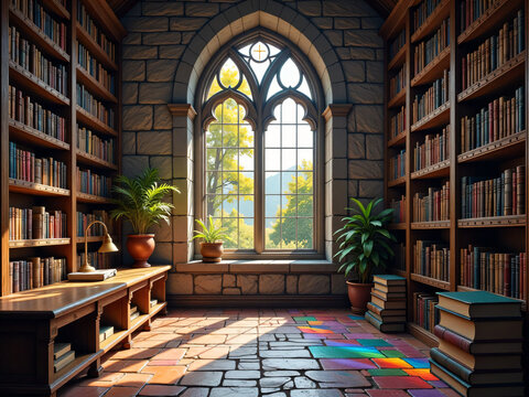 Library interior