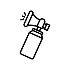 air horn line icon