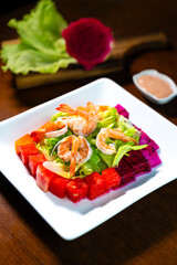 shrimp vegetable salad