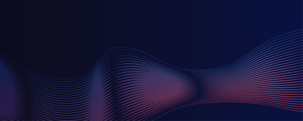 Abstract technology wave background .