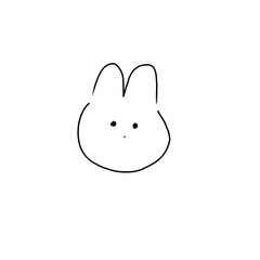 Obraz premium easter bunny isolated on white