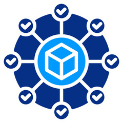 Supply Chain Network Icon