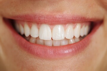 Fototapeta premium Smile design showcases perfect tooth alignment achieved through computer-aided design technology for enhanced dental aesthetics