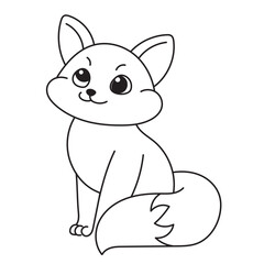 Fox line art