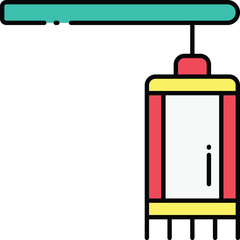 Chinese New Year Icon Set – Traditional Lunar Festival Elements Vector Illustration