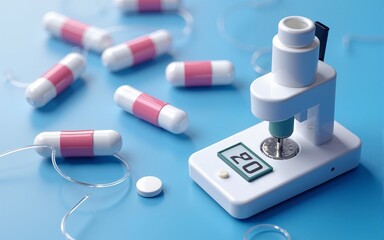 Isometric Cost of Drug Development with Lab Equipment. High quality