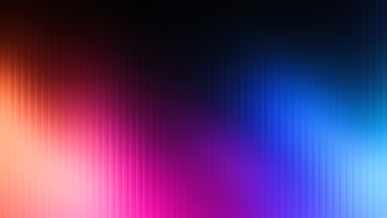 Illustration of vibrant gradient background with vertical lines and blurred effect for design