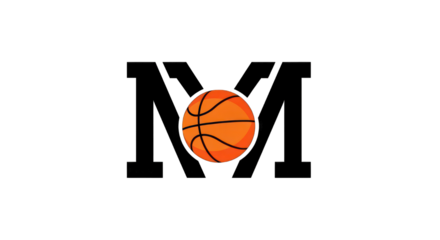 Basketball graphic illustration orange ball with lines isolated for design
