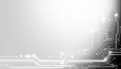 futuristic blue technology circuit background