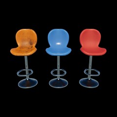 tulipe chair set 3D model