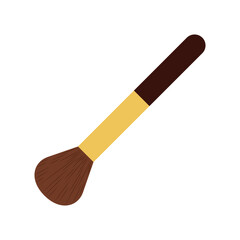 makeup brush cartoon element