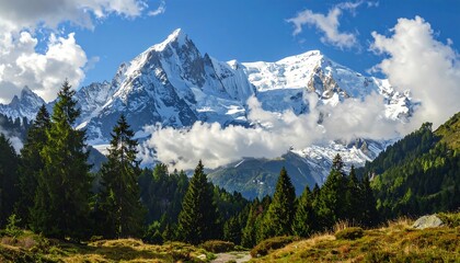 Fototapeta premium panorama of the mountains in austria