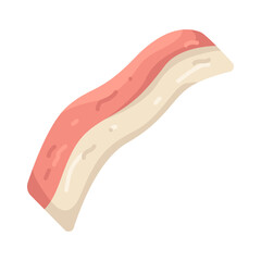 Illustration of Slice of Bacon