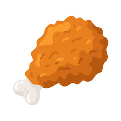 Illustration of Fried Chicken Leg