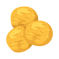 Illustration of Three Arancini Balls